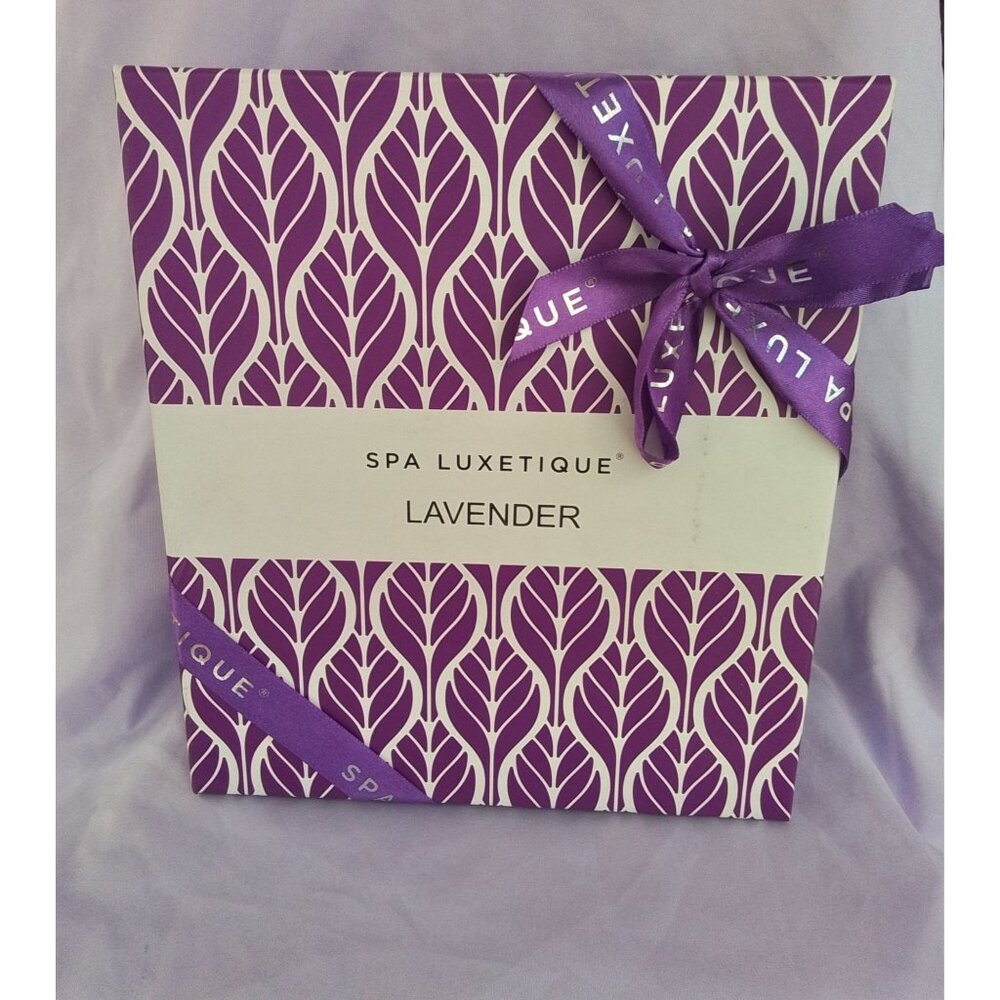 Spa Luxetique Lavender Gift Set Body Lotion, Shower Gel, Bubble Bath, Soap & Mor